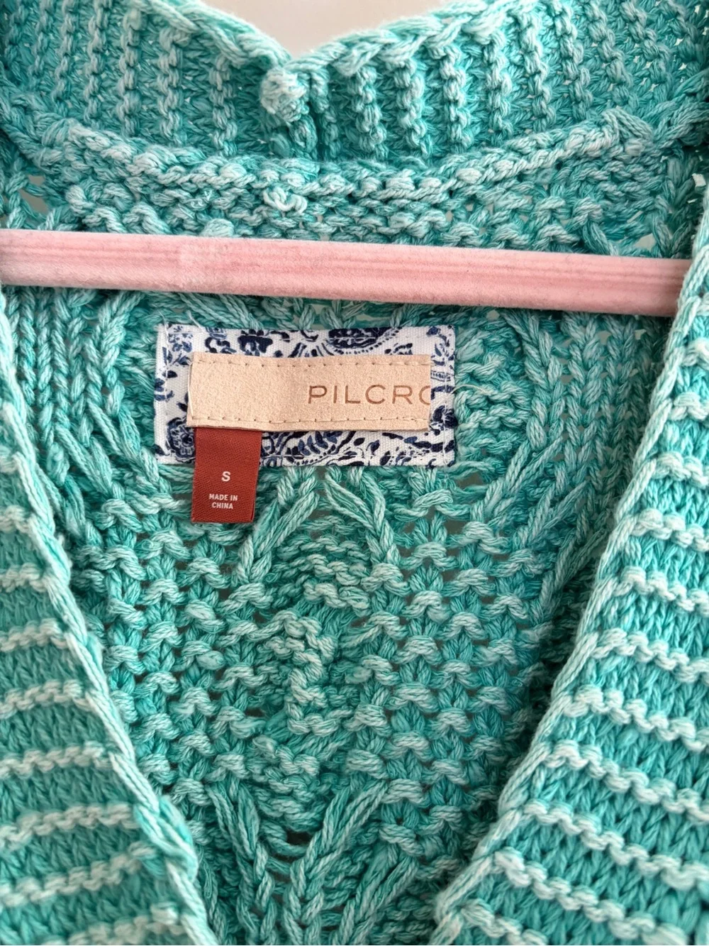 Anthropologie Pilcro cable knit cardigan sweater NWT